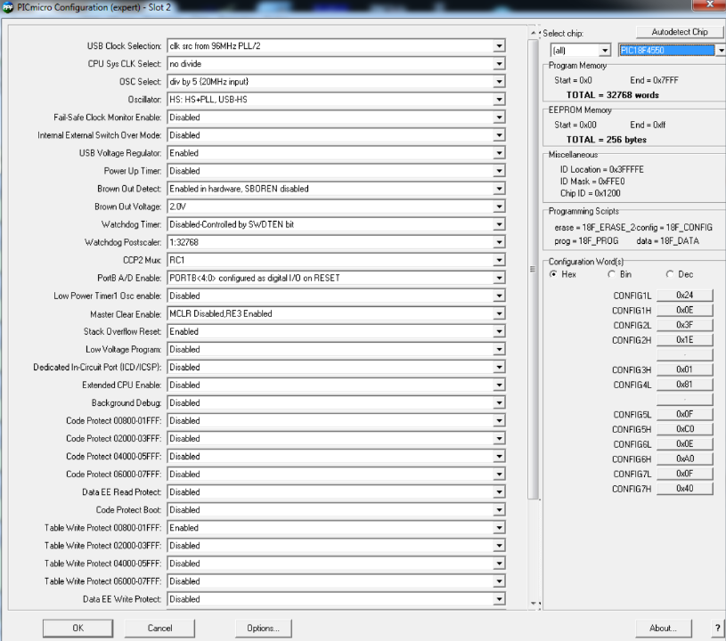 config Words PIC18F4550 USB and external OSC.png