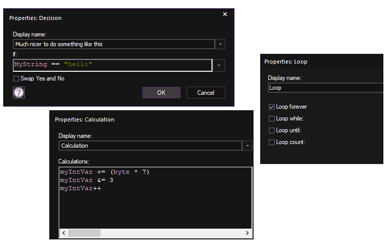 New coding features