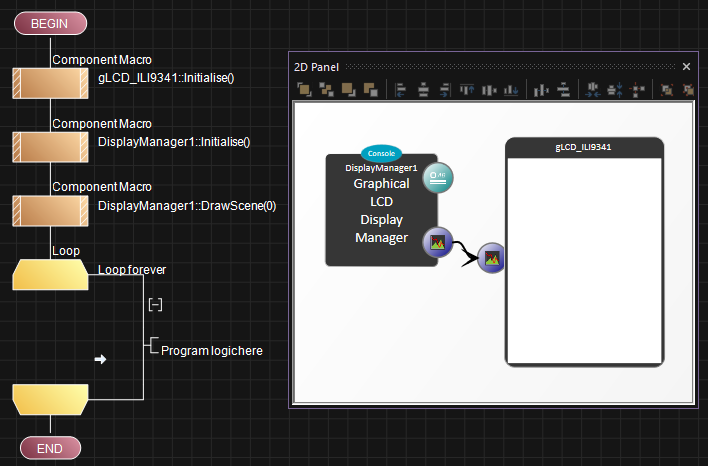 Component and Layout scene panels