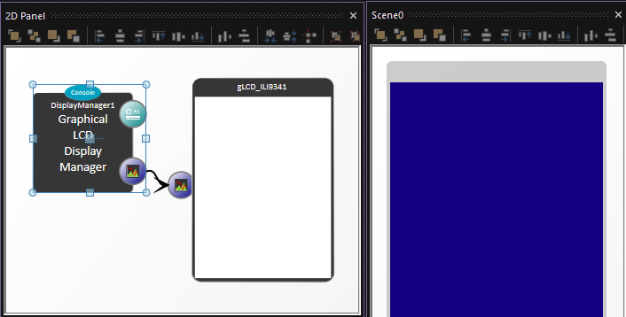 Component and Layout scene panels